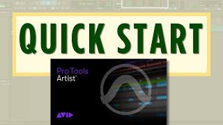 Pro Tools Artist Quick Start Beginner's Guide