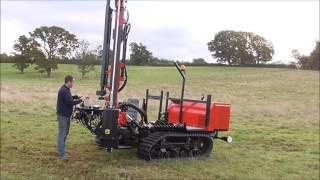 PROTECH EVO1 Tracked Post Driver  'The Future of Fencing'  One Man Operation