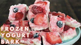 Healthy Frozen Snacks Recipe | Frozen Yogurt Bark | Simple and Delish by Canan