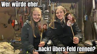 Wer würde eher... (nackt übers Feld rennen?) | Lohner Mädels