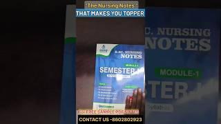 bsc nursing notes | bhushan science nursing notes #shorts #bscnursing #bscnursingnotes #nursingnotes