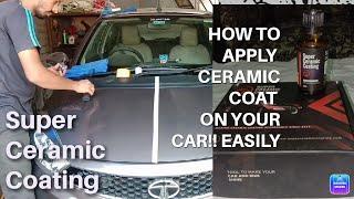 How to Apply Ceramic Coating on a car!! Super ceramic coating | Bwc detailing