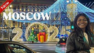 MOSCOW streets CHRISTMAS  and NEW YEAR  2025 - НОВЫЙ ГОД в Москве 2025