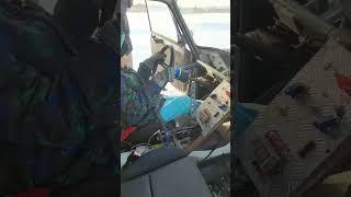 Это самый первый старт сына на механике)