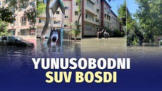 Yunusobodda suv toshdi