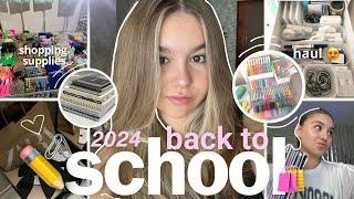 BACK TO SCHOOL 2024 // обзор на канцелярию, распаковка с WB + шоппинг  [ p.2 ]