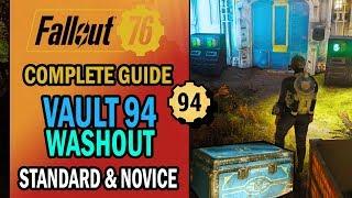 Fallout 76 - Vault 94 Raid - Washout: All You NEED to KNOW - Standard & Novice | Mission Guide