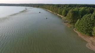 Flight Over The Lake Near Forest 32 - cutestockfootage.com