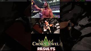 CROWN JEWEL 2024 RESULTS #shortsvideo #shortsfeed #wwe