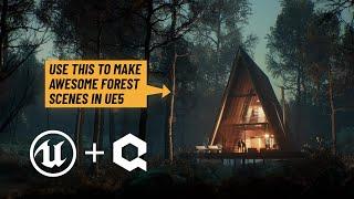 Unreal Engine 5 | Megascans Trees Beginning Tutorial | Easily Create A Realistic Forest