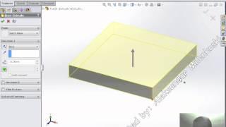 Гравирање на текст на на површина на модел во SolidWorks