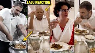 See Lalu Prasad Reaction: Rahul Gandhi Cooking Mutton Curry At Lalu Prasad Yadav House | TD