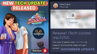 FINALLY! Summertime Saga Tech Update Part 4 Released  v22.0.0 Download? / Tech-Update Wip.5252