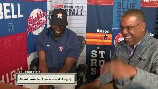 Yordan Alvarez's interview with Eduardo Perez | MLB on ESPN