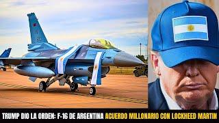 F-16 DE ARGENTINA ACUERDO MILLONARIO CON LOCKHEED MARTIN PARA MODERNIZACIÓN