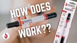 Scorch Marker | How does it work? | Easy Wood Burning Craft Pen for Kids & Adults