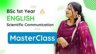 BSc 1st Year English || Complete Scientific Communication Masterclass 