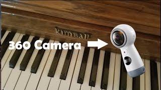 360 Camera inside piano - VR