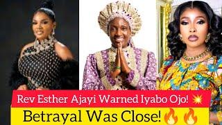 Prophecy Leaked! Rev. Esther Ajayi Allegedly Warned Iyabo Ojo About Lizzy Anjorin’s Circle