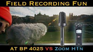 Audio Technica BP 4025 VS Zoom H1n