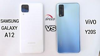 Vivo Y20S vs Samsung Galaxy A12  Comparison & Speed Test | 4GB/128GB |