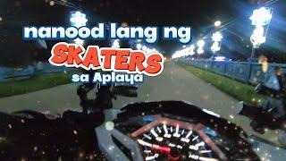 Nanood lang ng Skaters sa Aplaya #skater #skating