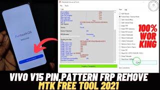 Vivo V15 (1819) Pattern, Password & Frp Unlock | Vivo V15 Hard Reset Lock Remove | Mtk Free Tool
