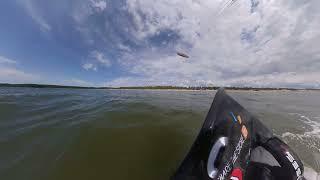 Flysurfer Sonic4 8m 4-6kn reverse relaunch