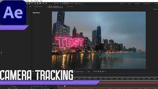 How to Camera Track Text In After Effects(SABER Plug-In Included)