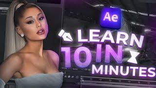 Learn After Effects in UNDER 10 minutes | Beginner tutorial