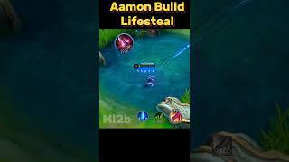 Aamon Build Lifesteal Tutorial mobile legends #ml2b #mobilelegends #aamon #shorts