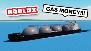 Buying a HUGE GAS SHIP to Make Money in ROBLOX SHIPPING LANES