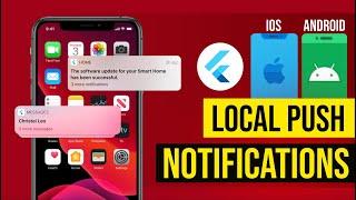 Implement Flutter Local Push Notifications | Local Notification for android and iOS | PackageExplore