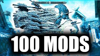 Can You Beat Skyrim with 100 BROKEN MODS?