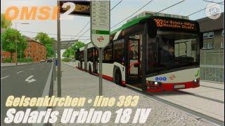 OMSI 2 • Gelsenkirchen (line 383) • Solaris Urbino 18 IV