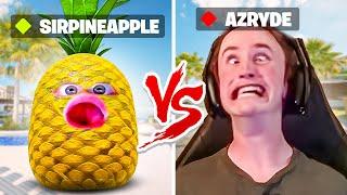 Sir Pineapple 1v1's Azryde (The Rage Rubber)