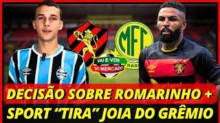 Urgente! Vai Sair? Decisão Sobre Romarinho + Leão "Toma" Joia da Base do Grêmio! Notícias do Sport