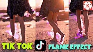 Tik Tok TRENDING FLAME EFFECT in VIAMAKER (CapCut) & KINEMASTER  | Tutorial