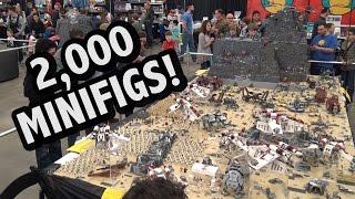 Motorized LEGO Star Wars Droid Factory Battle | Brickworld Indy 2017