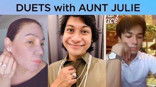 BEST DUETS with AUNT JULIE (Macoy Dubs tiktok compilation)