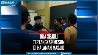 Viral Dua Sejoli Dipergoki Satpam Mesum di Halaman Masjid