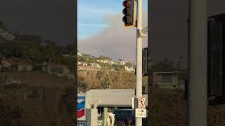 Franklin Fire in Malibu strating to get bigger #shotbydre #malibu #pch #franklinfire