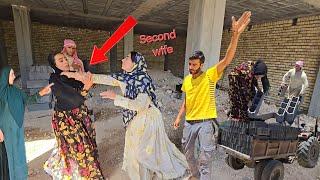 The anger of the second evil wife for harming the first wife