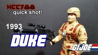 HCC788 quick shot! 1993 DUKE v4 - Vintage G.I. Joe toy!