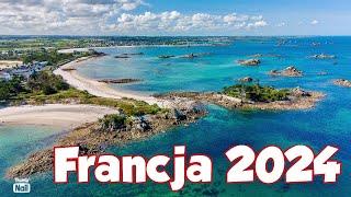 Białe plaże, turkusowe morze i bunkry czyli Bretania 2024 Francja  #france