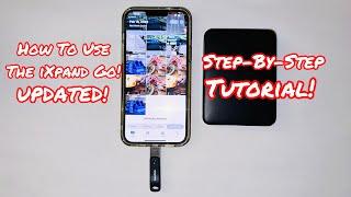 HOW TO USE THE SANDISK IXPAND FLASH DRIVE GO FOR THE IPHONE & IPAD - SIMPLE TUTORIALS!