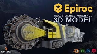 Mobile Miner Epiroc 40V 3D Model