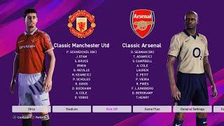 Classic Manchester United vs Classic Arsenal (PES 2020) [PS4]
