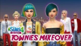 DEL SOL VALLEY TOWNIES MAKEOVER : Maxis to alpha CC | The Sims 4 Get Famous