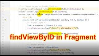 Solved: findViewById in Fragment and onViewCreated(view) not Android  Activity